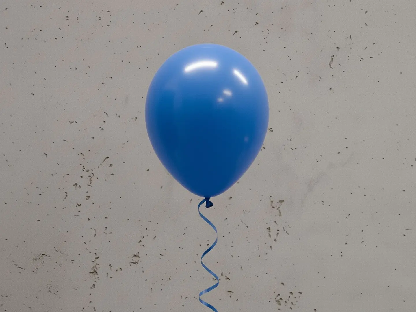 Blue Helium Balloon