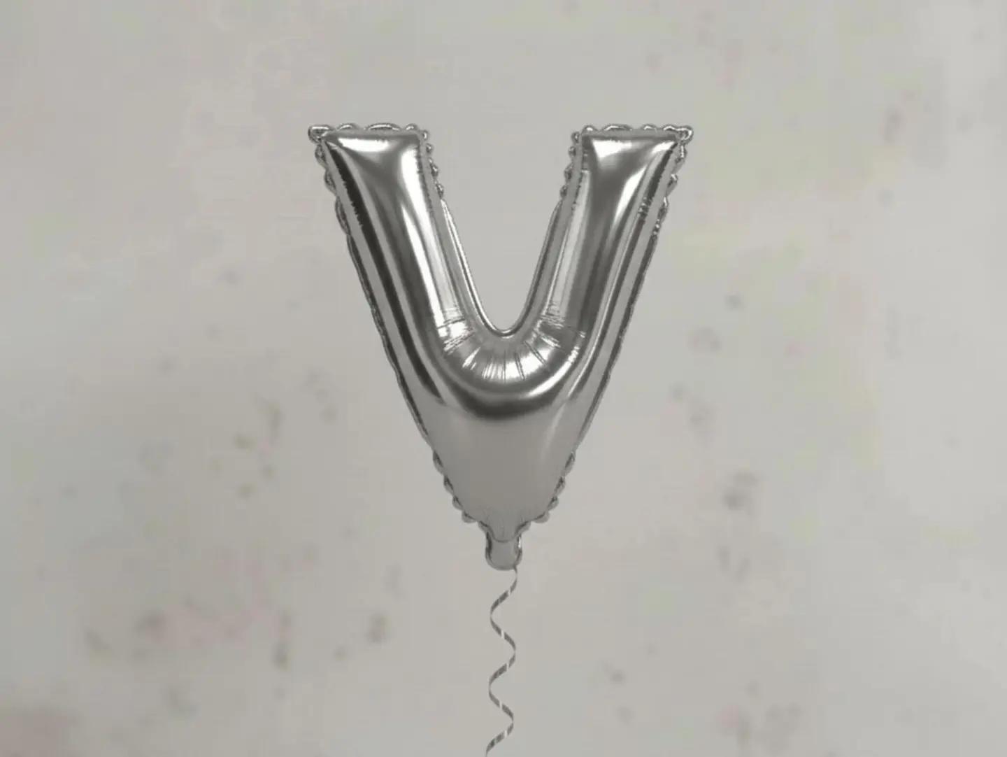 Letter V Balloon