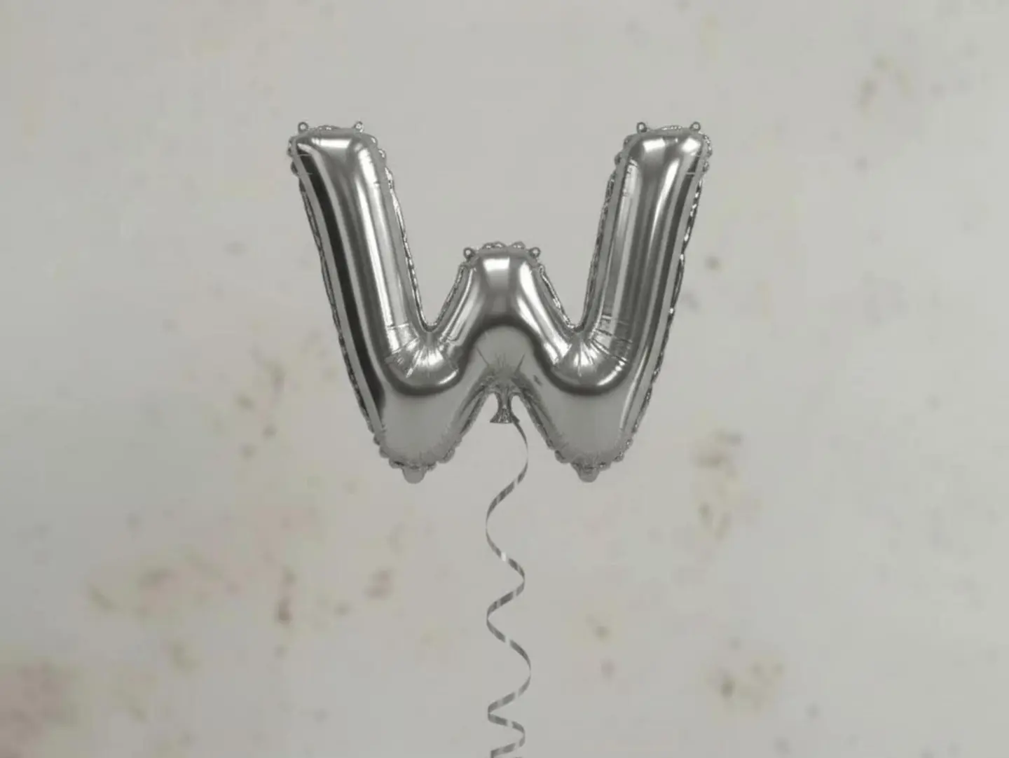 Letter W Balloon