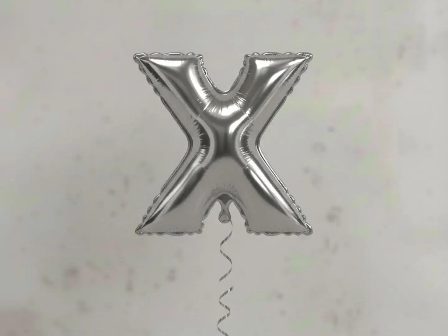 Letter X Balloon