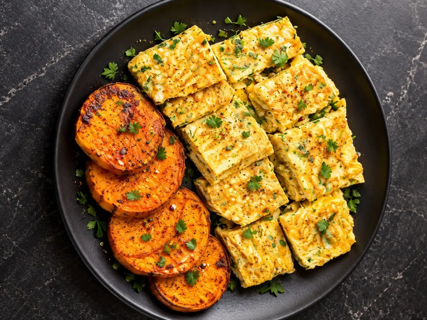 Omelet Meal With Cheddar Cheese - 3 Eggs