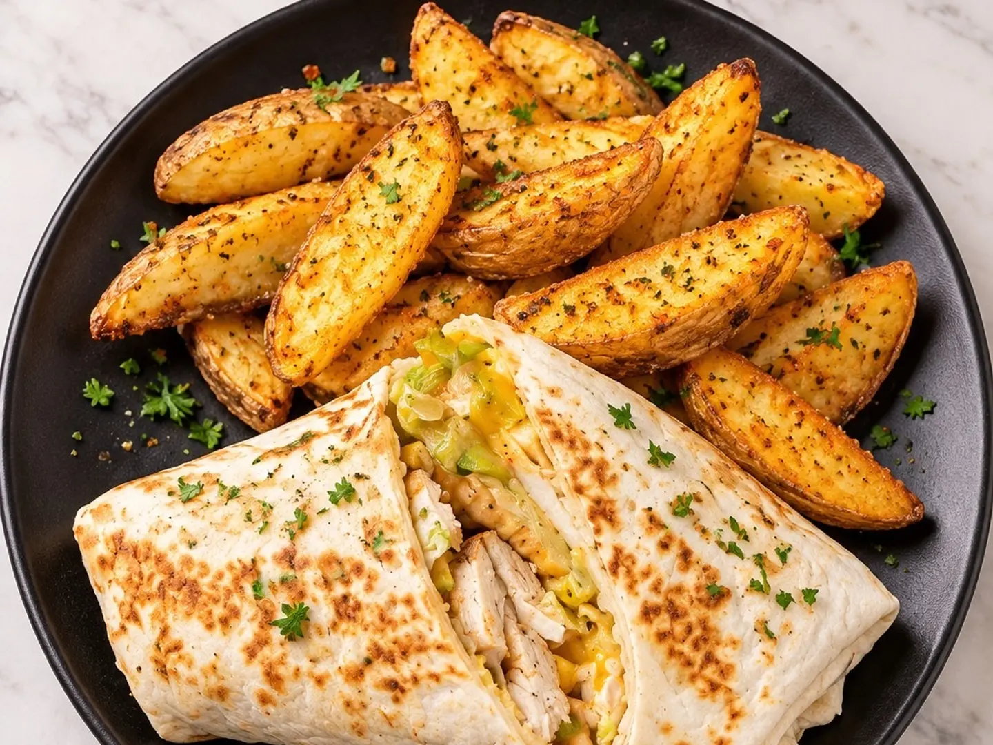 Omelet Roll With Cheddar