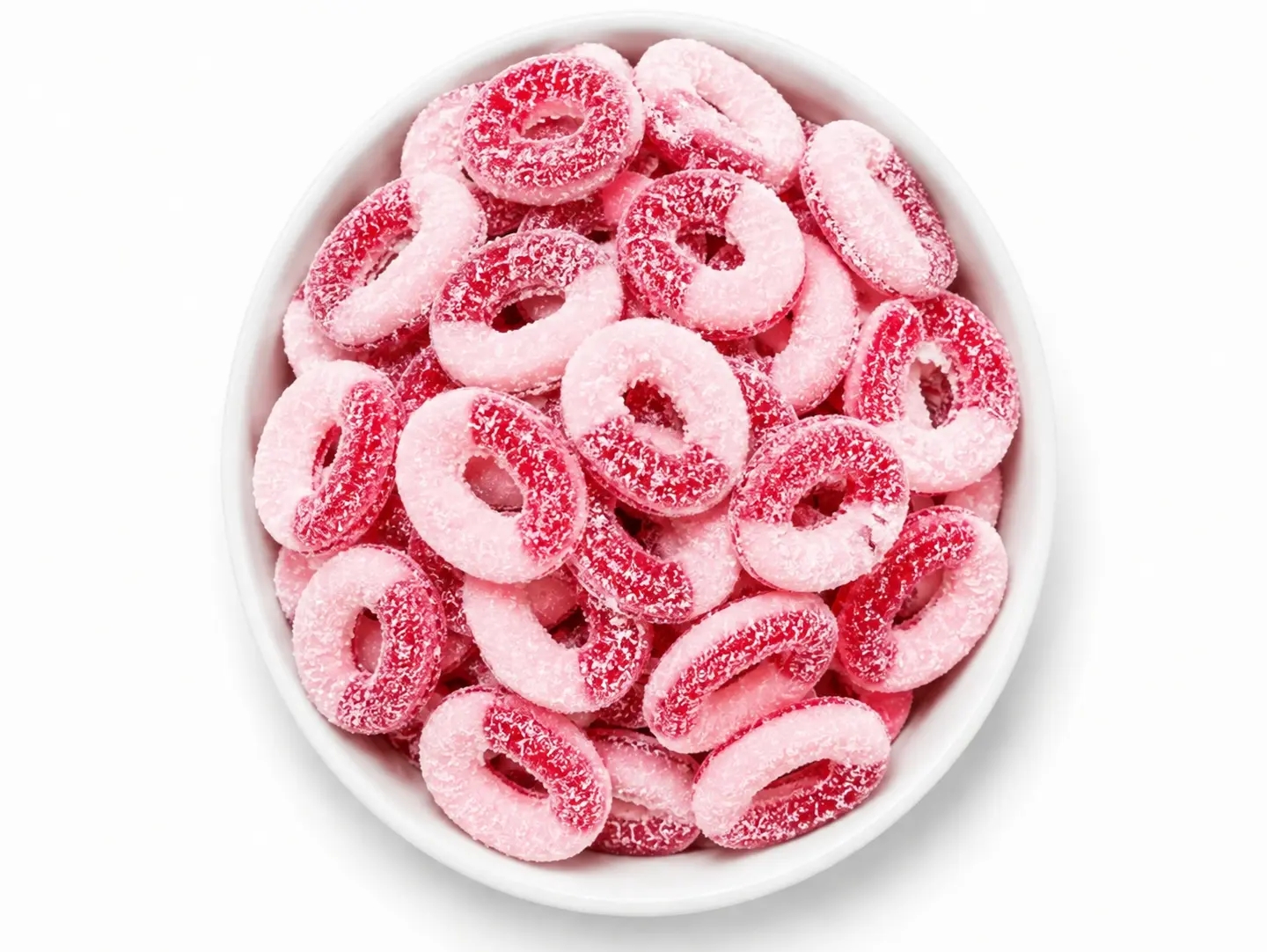 Spanish Strawberry Gummy Rings 250g