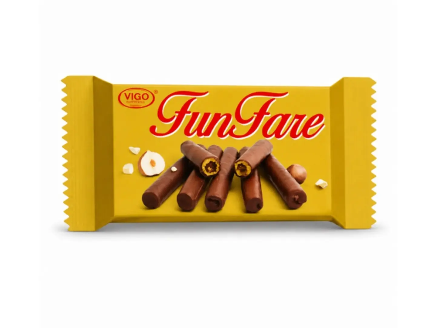 Vigo Fun Fare Chocolate Hazelnut Wafer Sticks