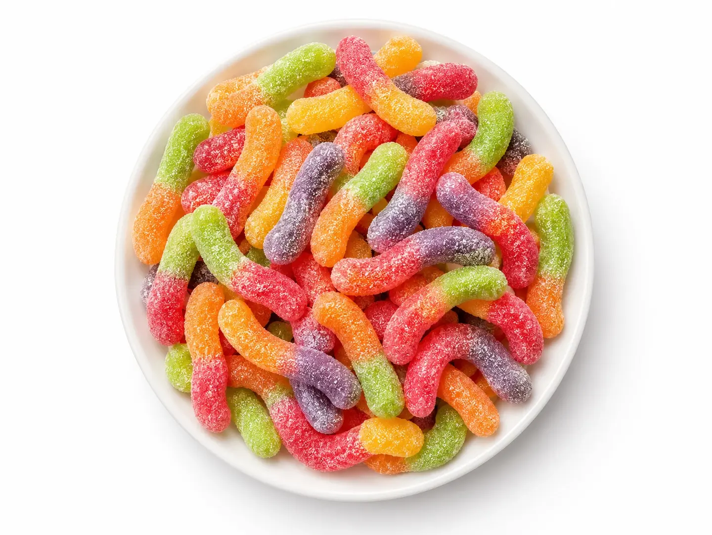 Sour Gummy Worms 250g