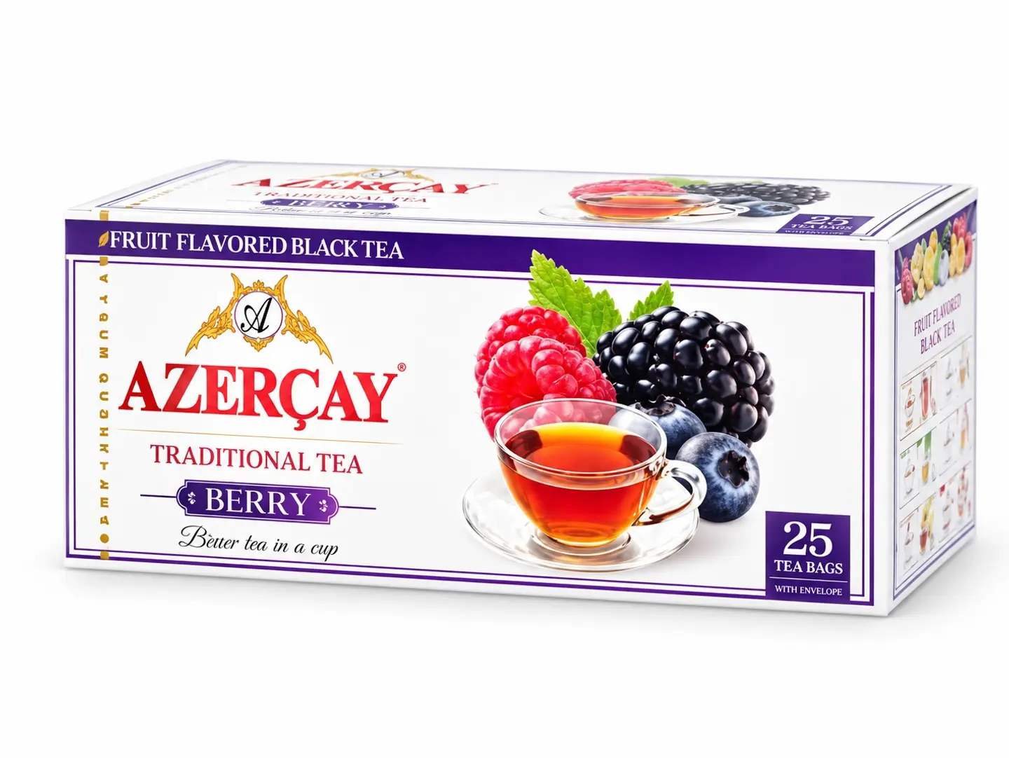 Azercay Red & Black Berry Flavored Tea