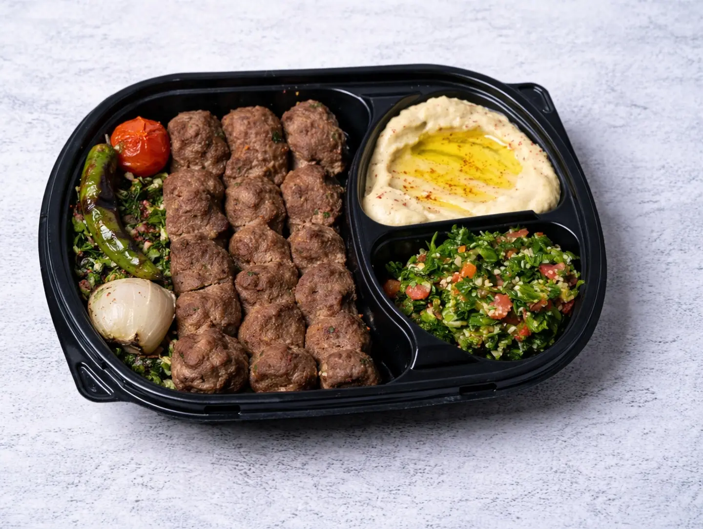 Spicy Intabli Kabab Meal