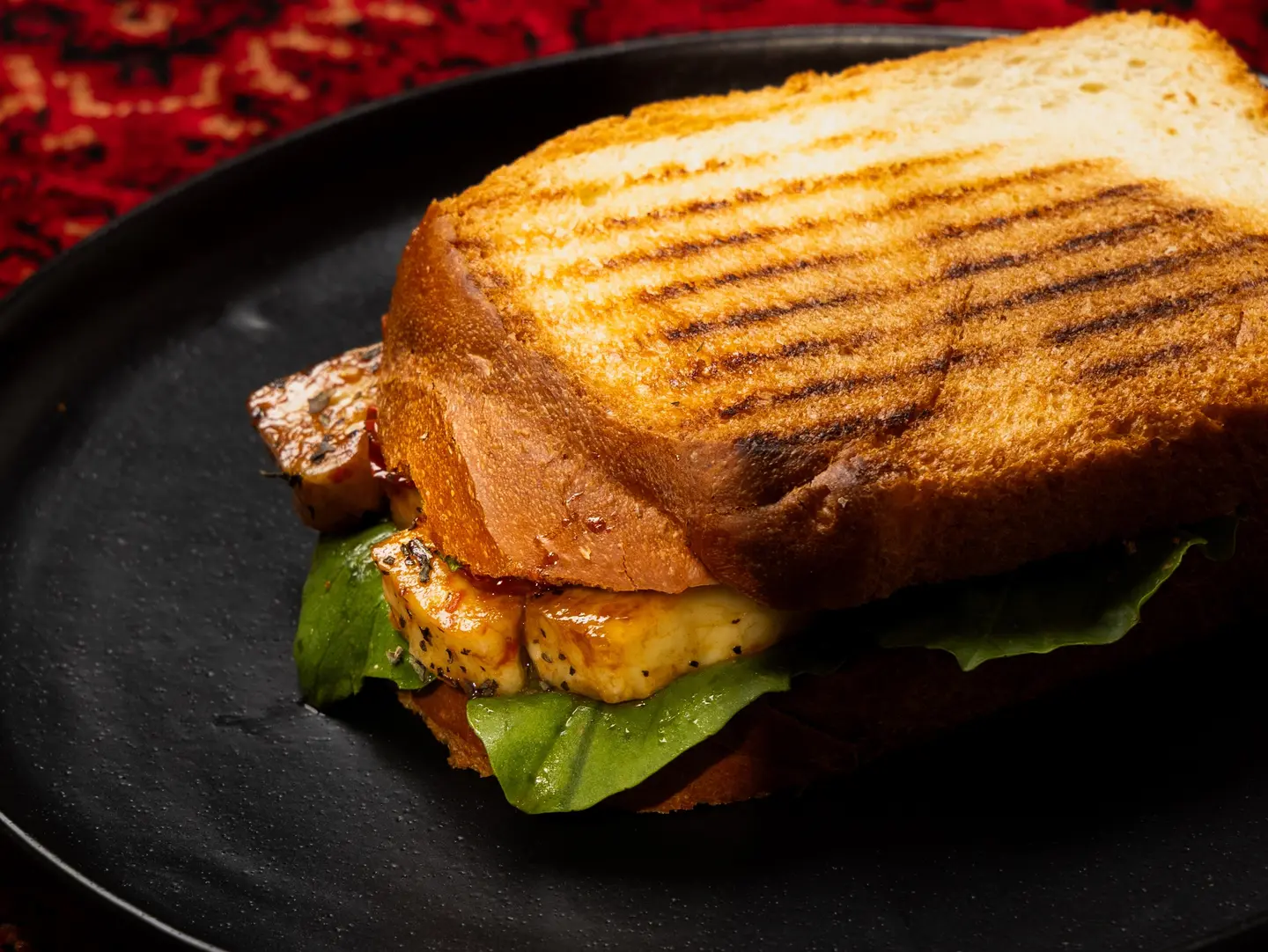 Halloumi Club Sandwich