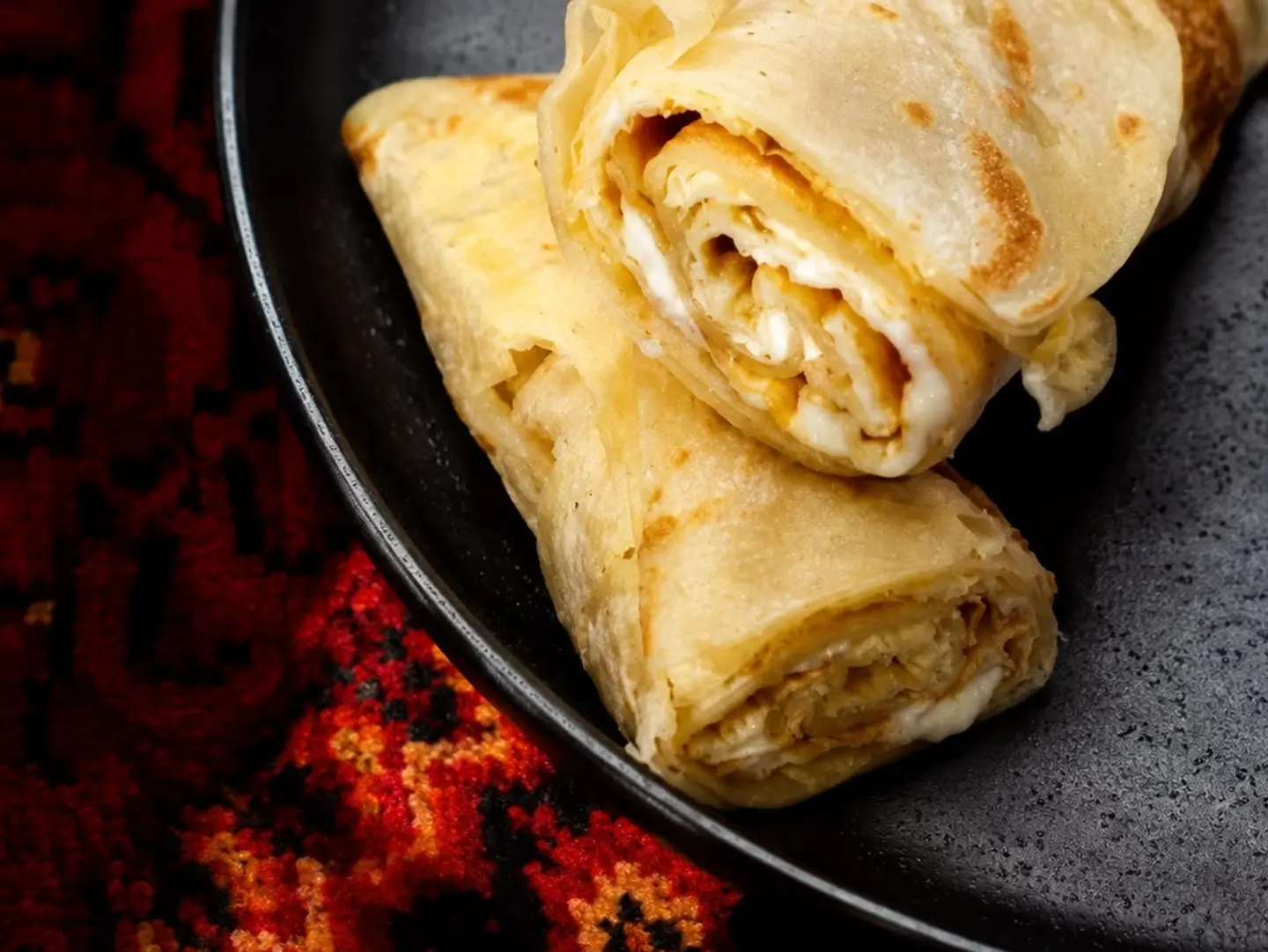 Egg & Cheese Chapati