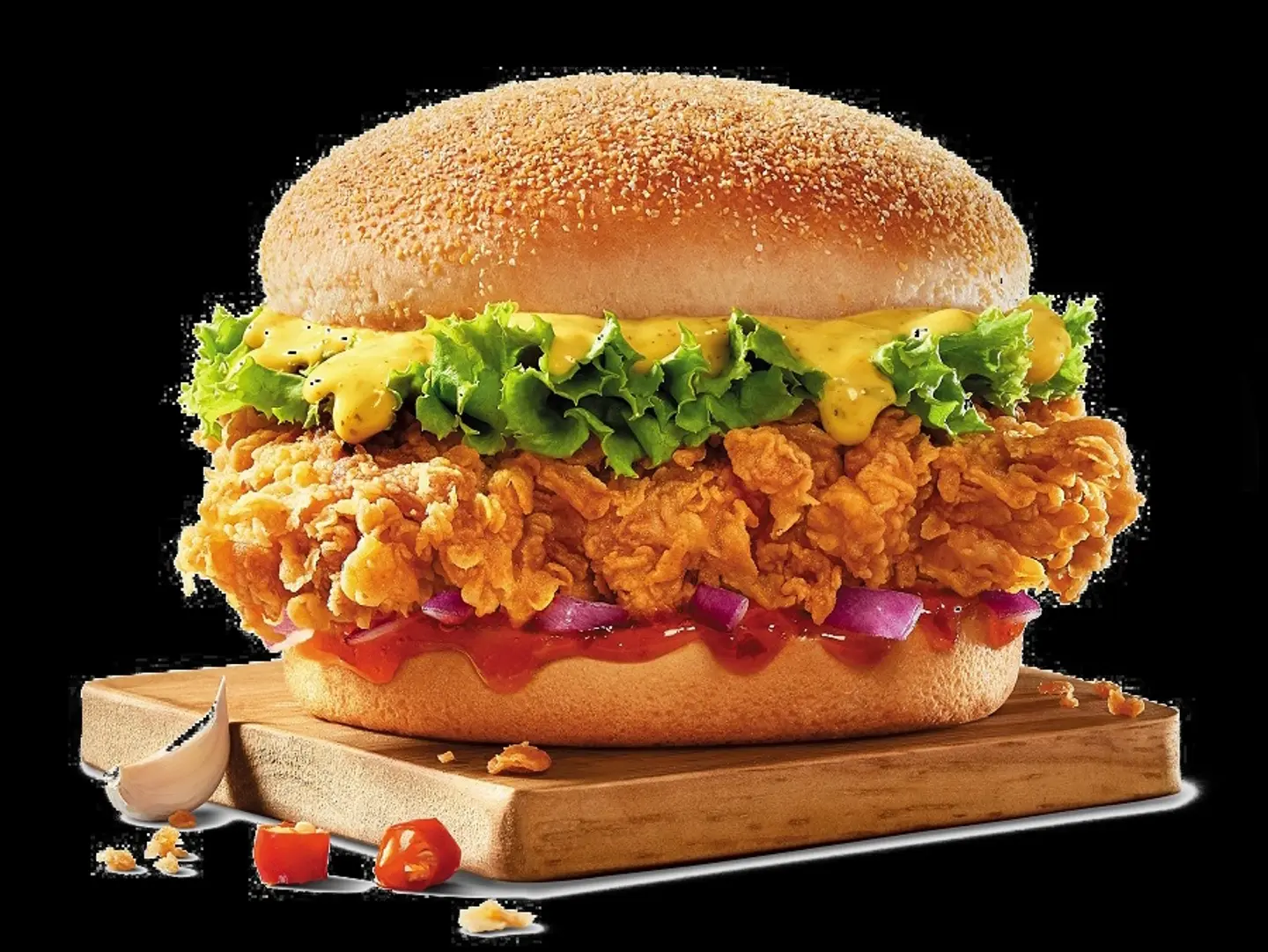 Breaded Chicken Burger
