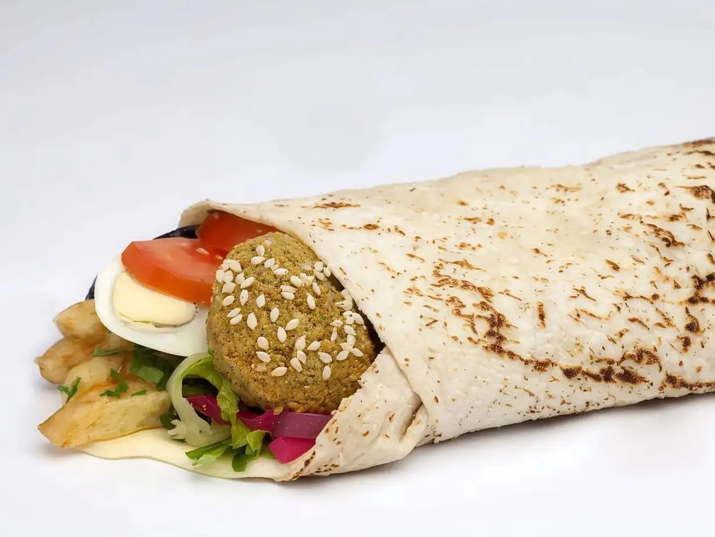 Falafel Hummus Eggs