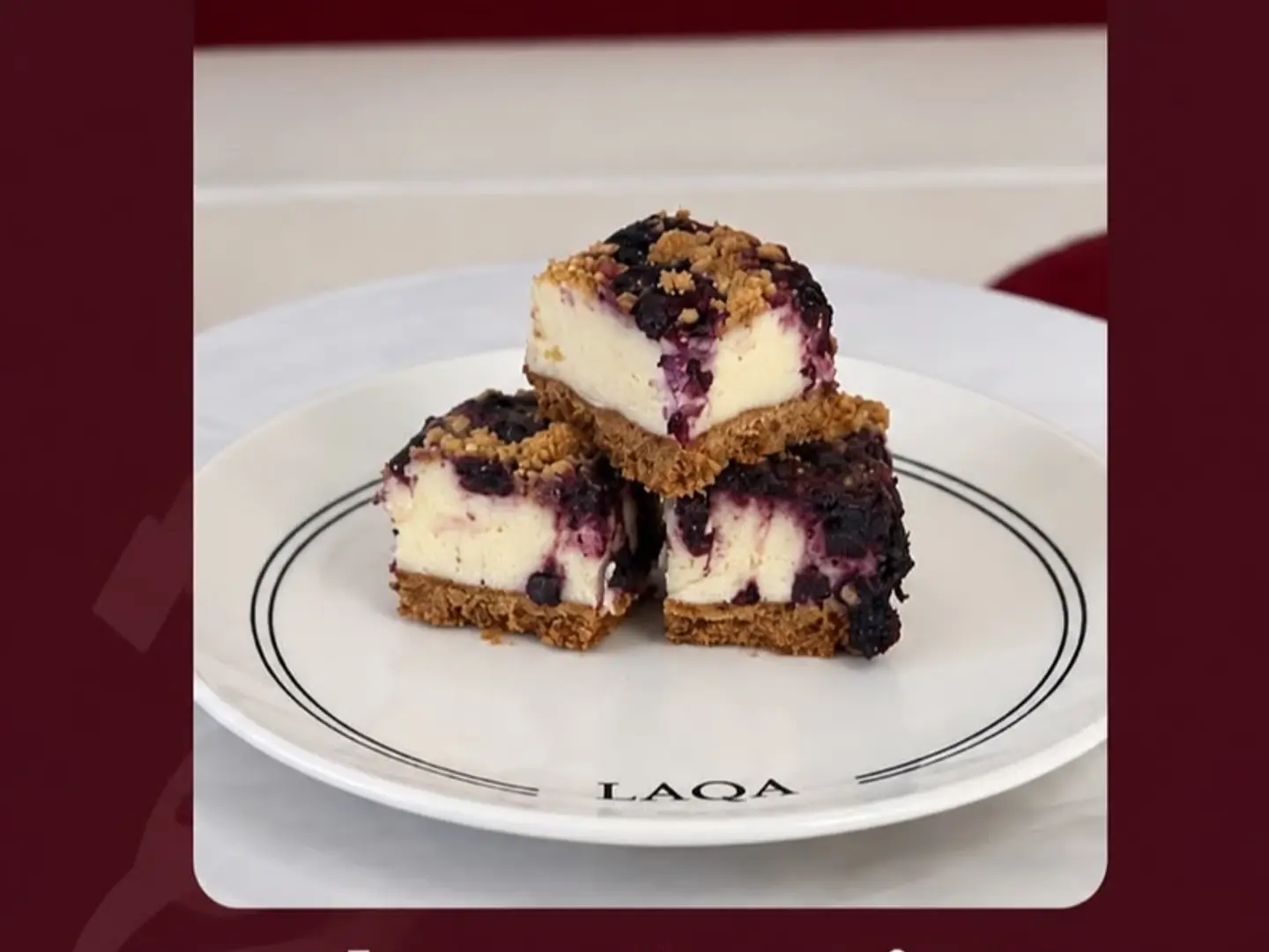 Cheesecake Crumble With A Special Lemon Twist