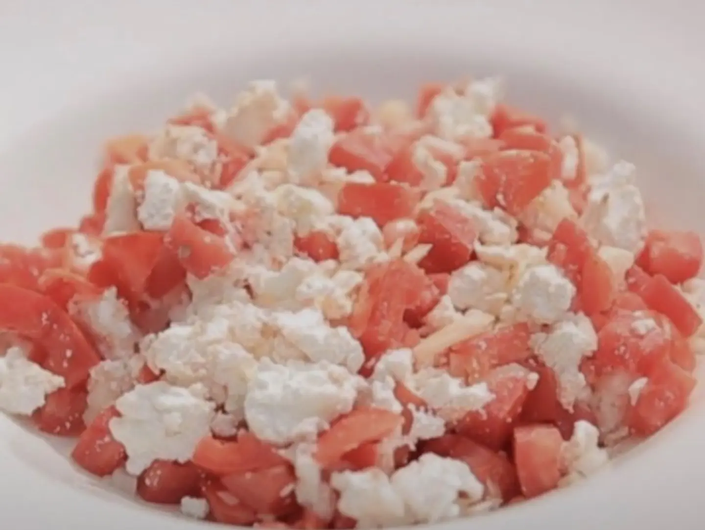 Tomato And Cheese Plate With Olive Oil