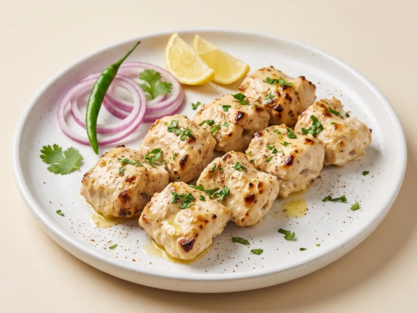 Chicken Malai Tikka 6 Pieces