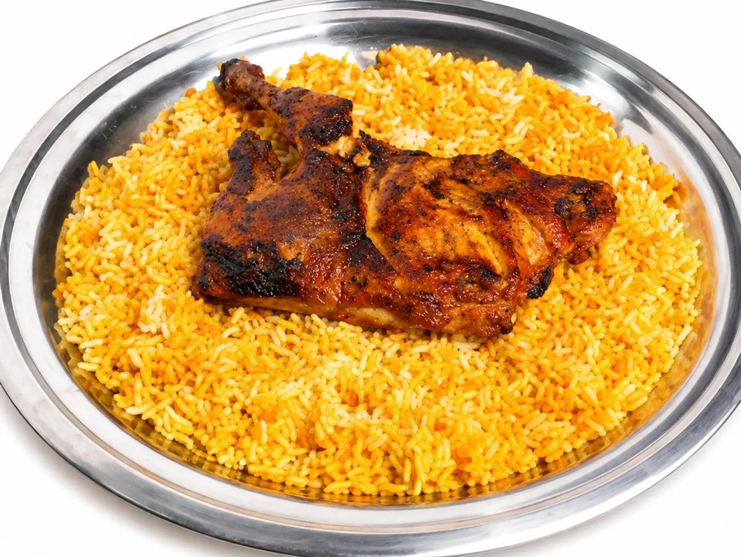 Half Chicken Mazbi With Mandi Rice