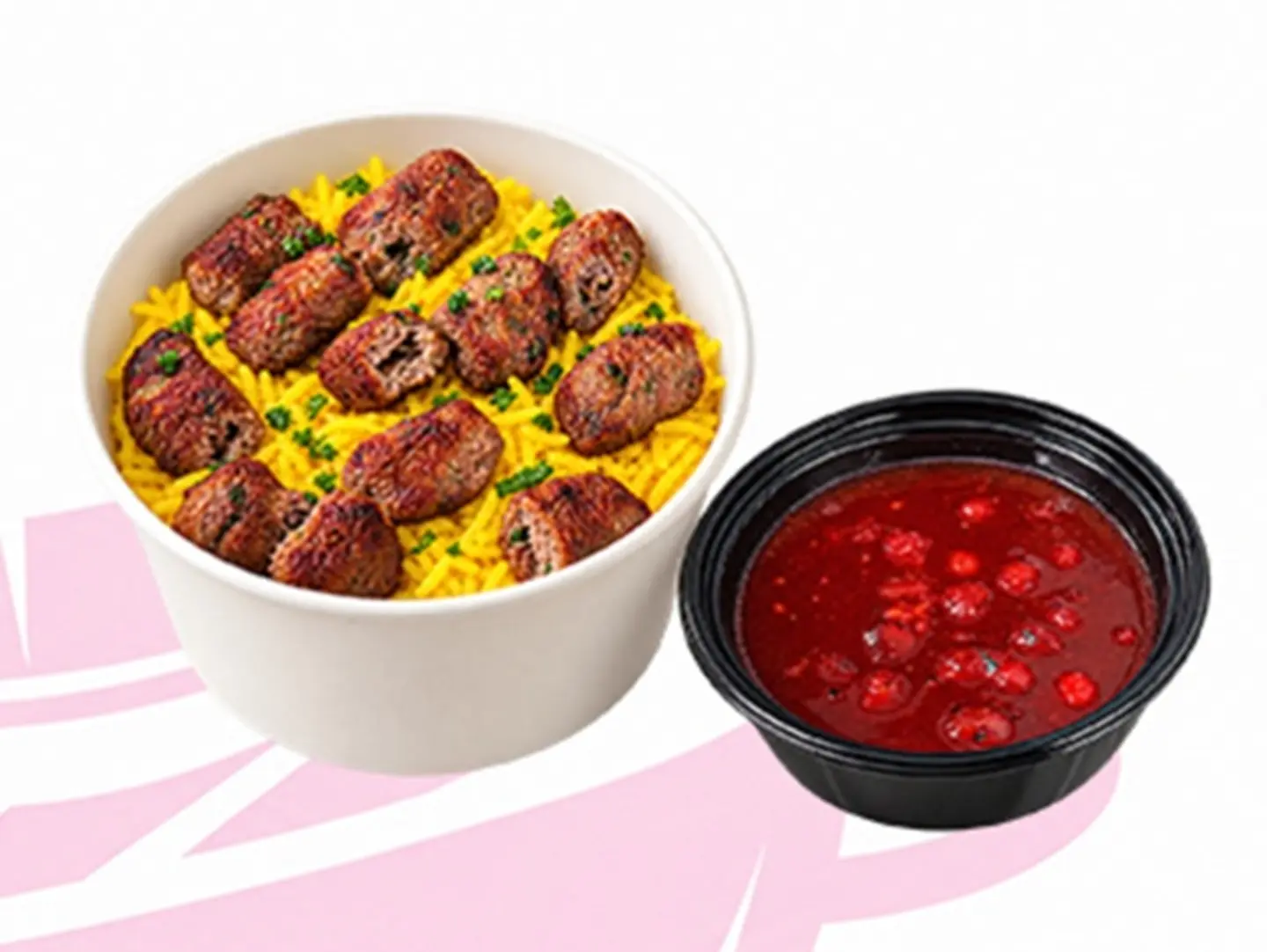 Cherry Fatteh In The Middle