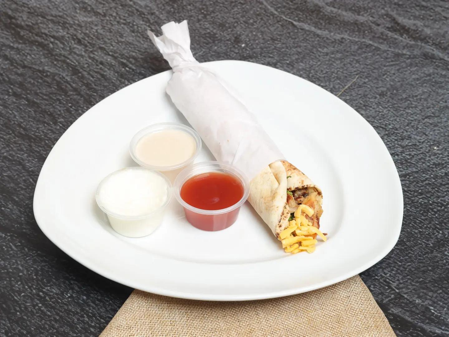 Chicken Shawarma With Cheese