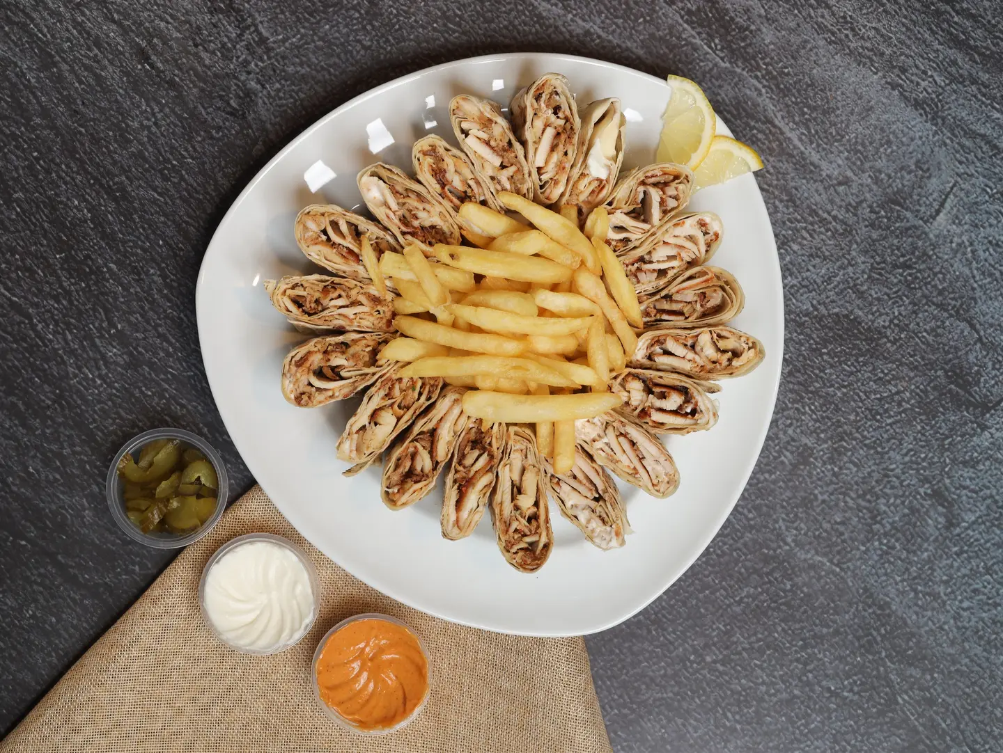 Doubel Arabic Chicken Shawarma