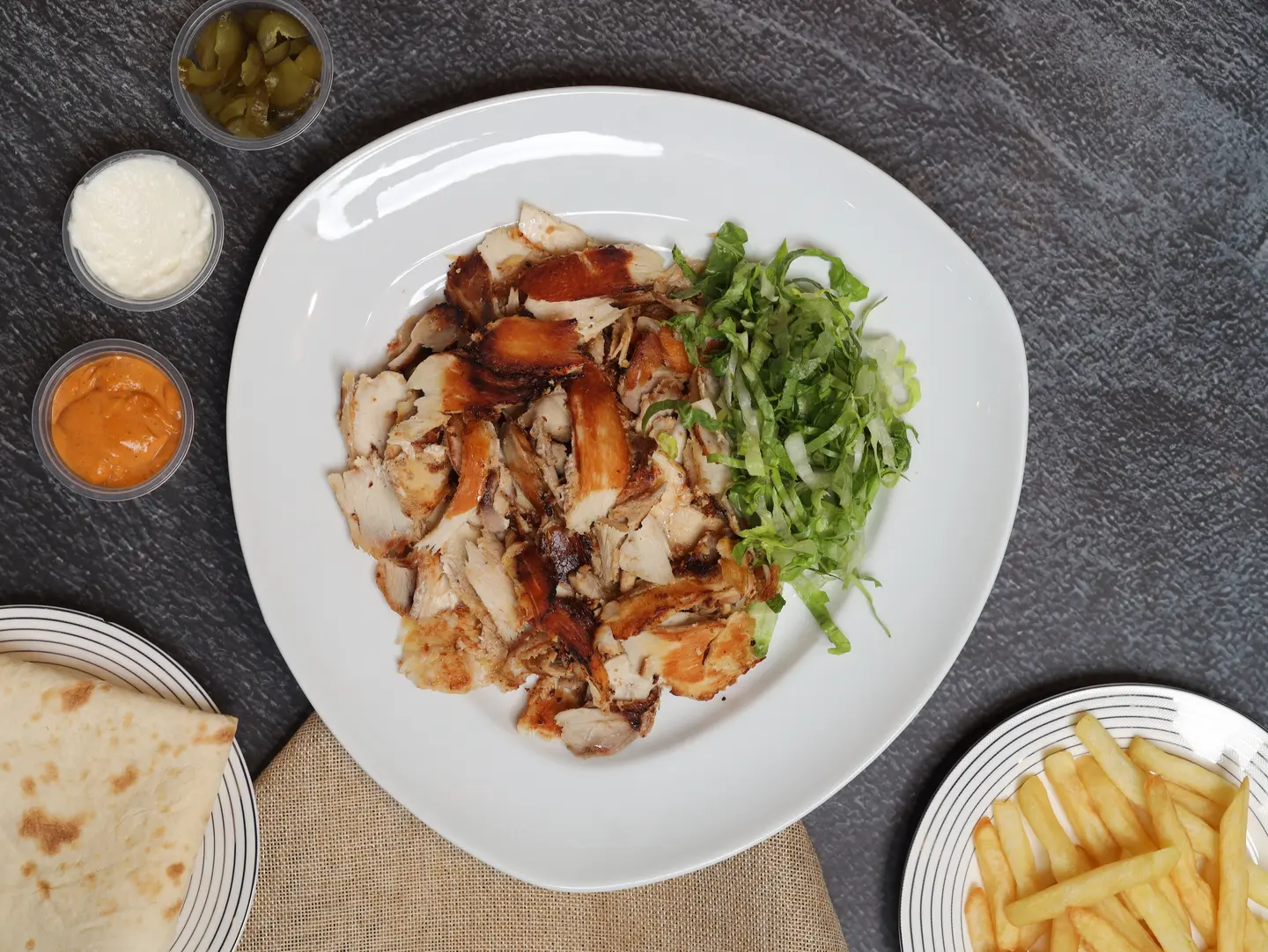 Super Chicken Shawarma Plate