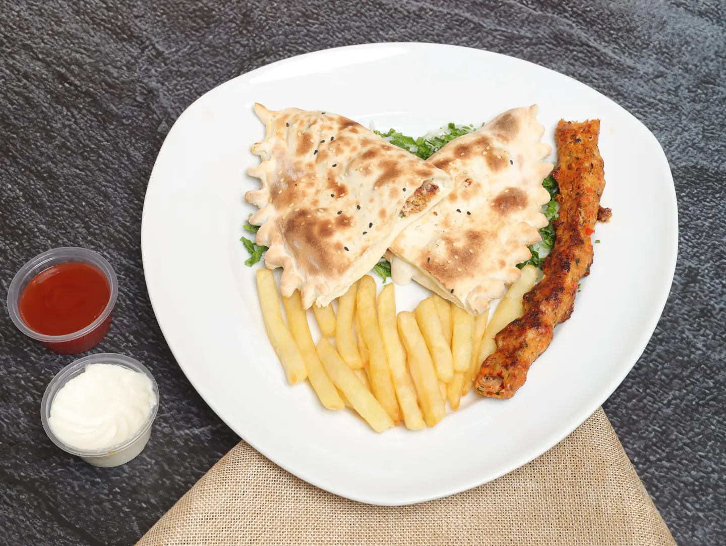 Chicken Kebab Pie With Labneh