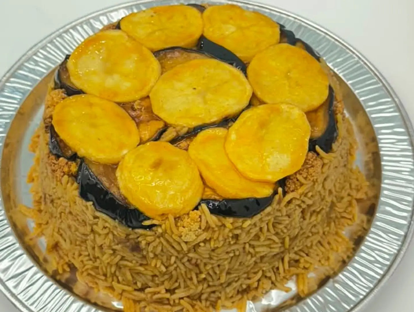 Chicken Maqluba - Chicken Maqluba