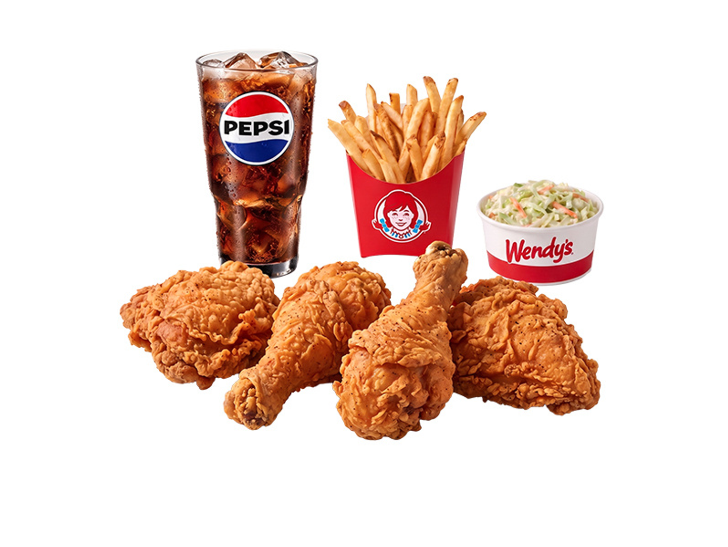 4 Pieces Chicken Meal - Medium Spicy