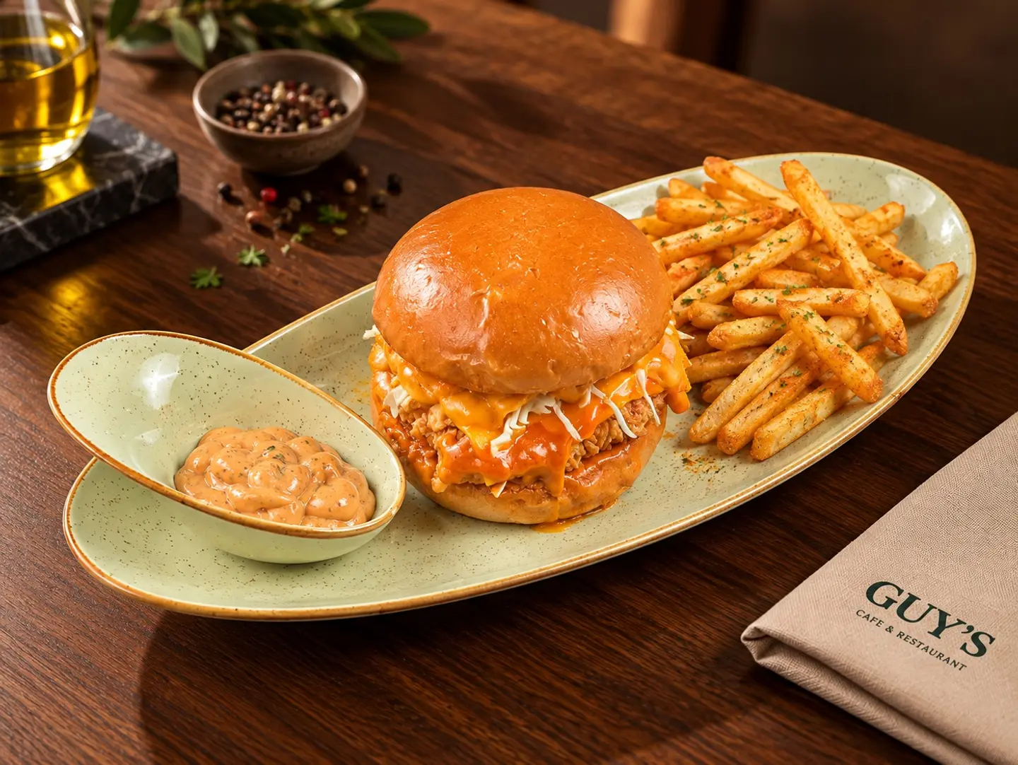 Buffalo Chicken Burger