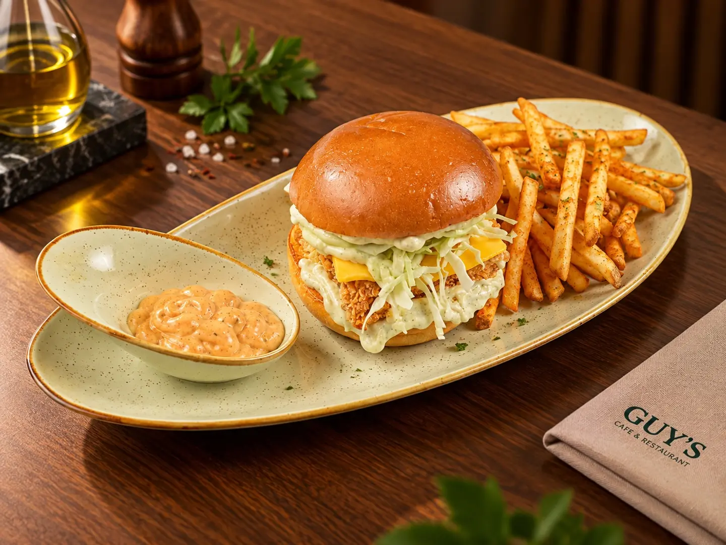 Chicken Ranch Burger