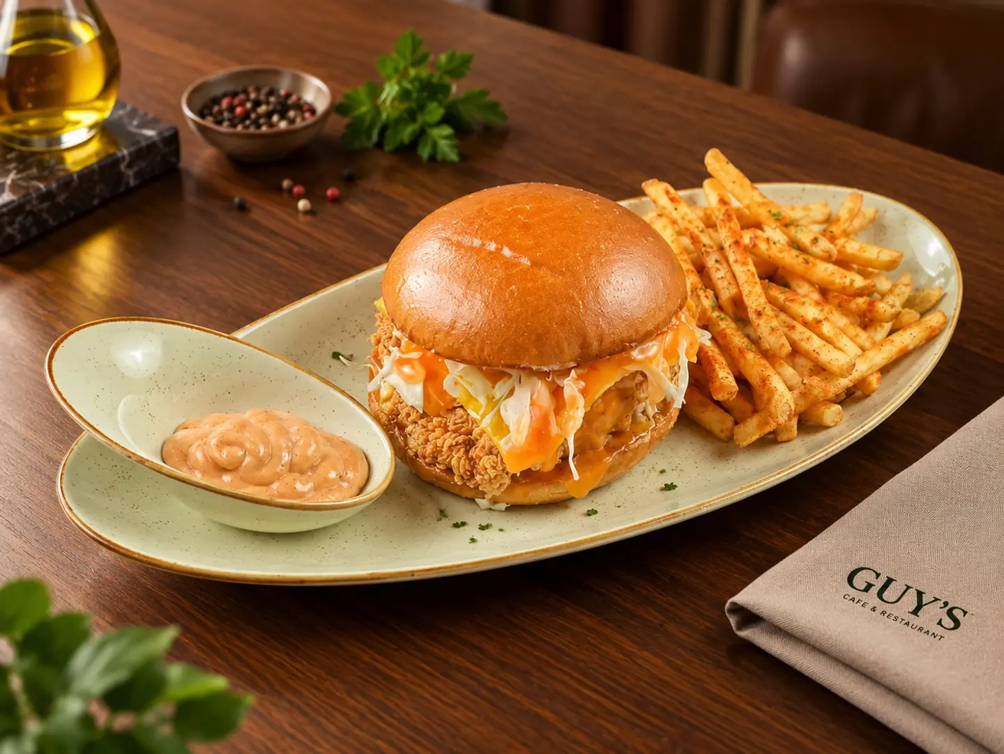 Chicken Sweet Chili Burger
