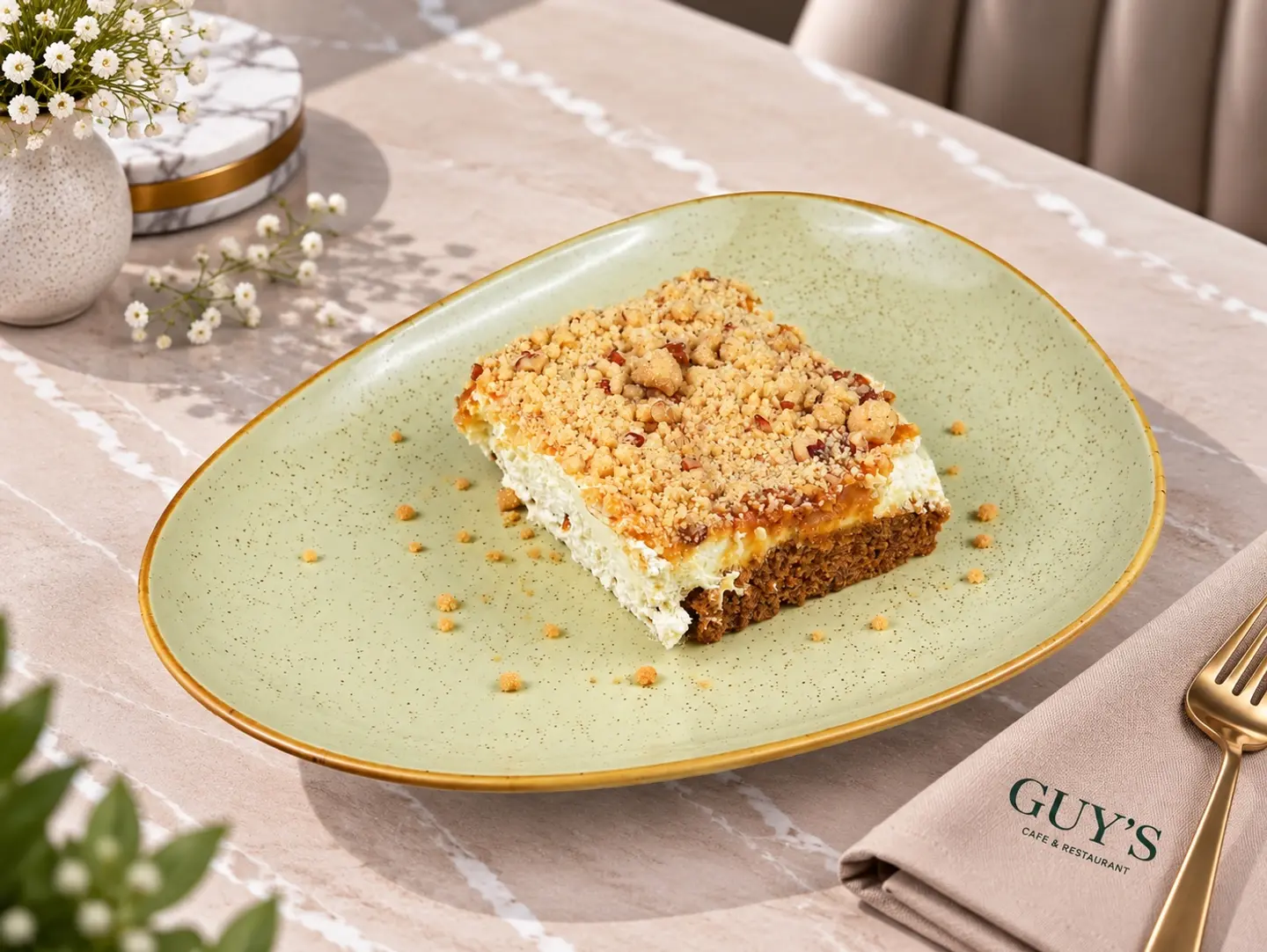 Pecan And Dates Pudding