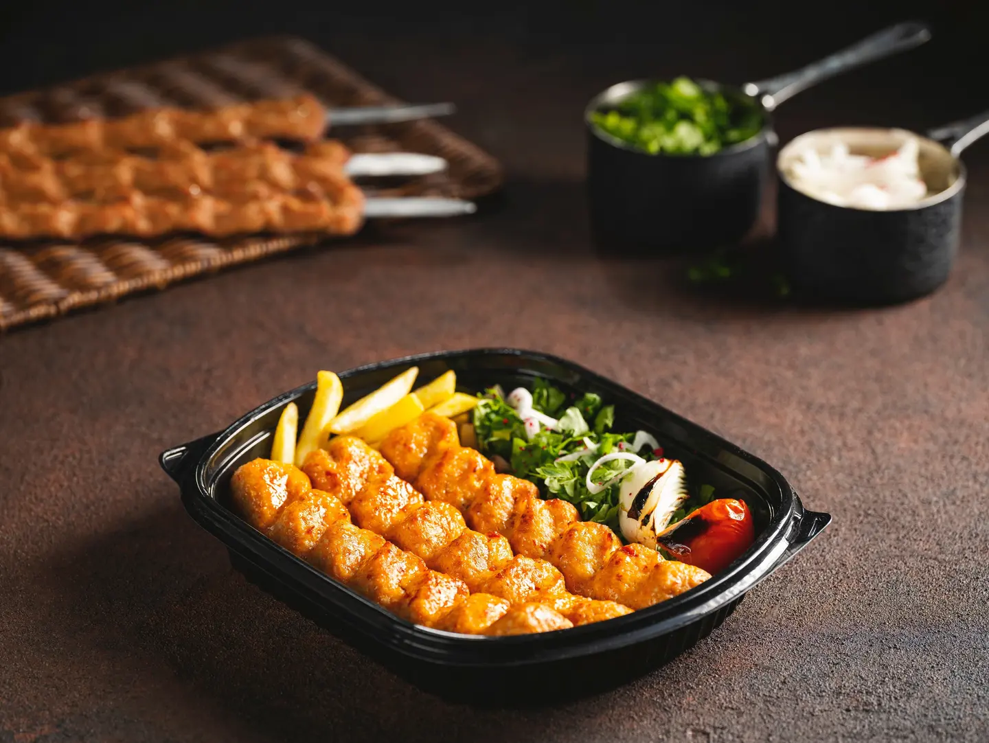 صحن كباب دجاج