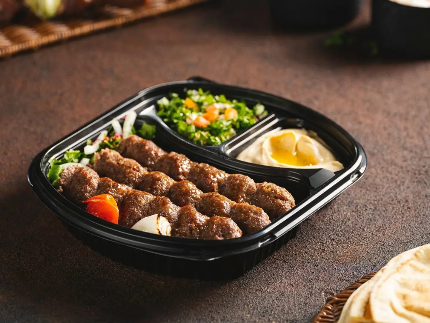 وجبة كباب دجاج