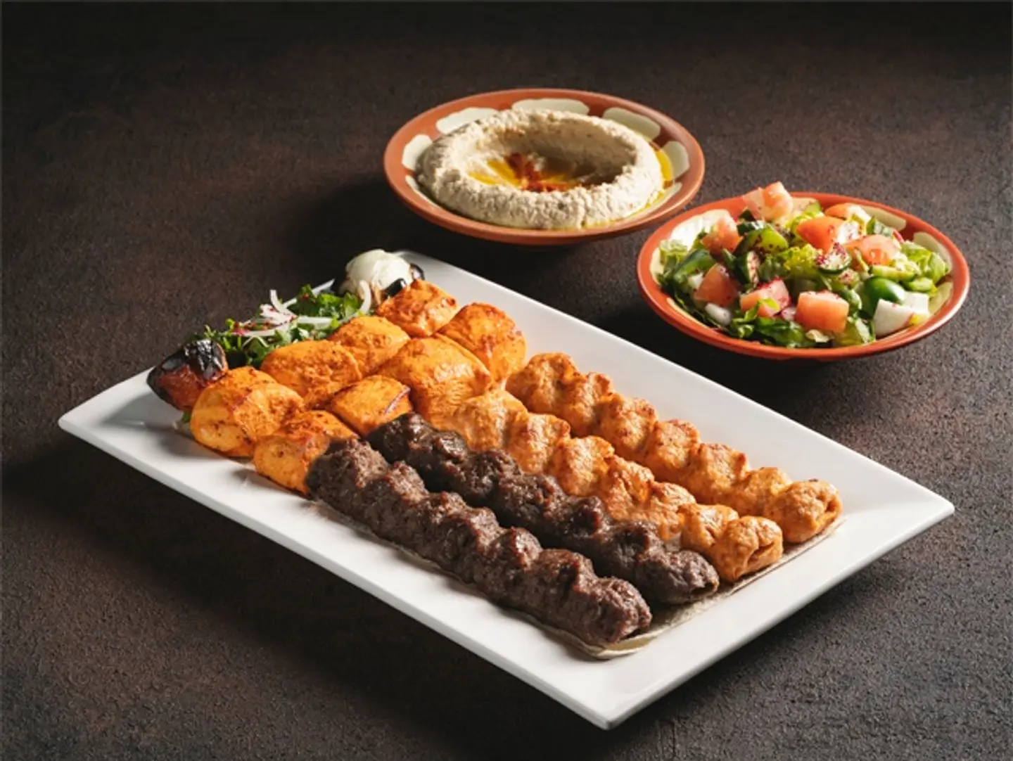 وجبة مشكل دجاج لشخصين