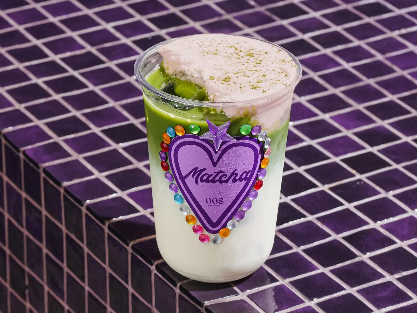 Iced Strawberry Matcha