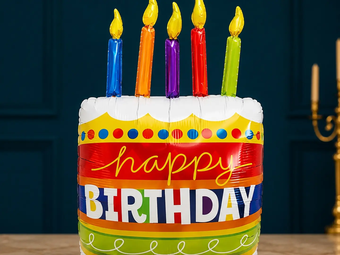 Cake & Candles Balloon