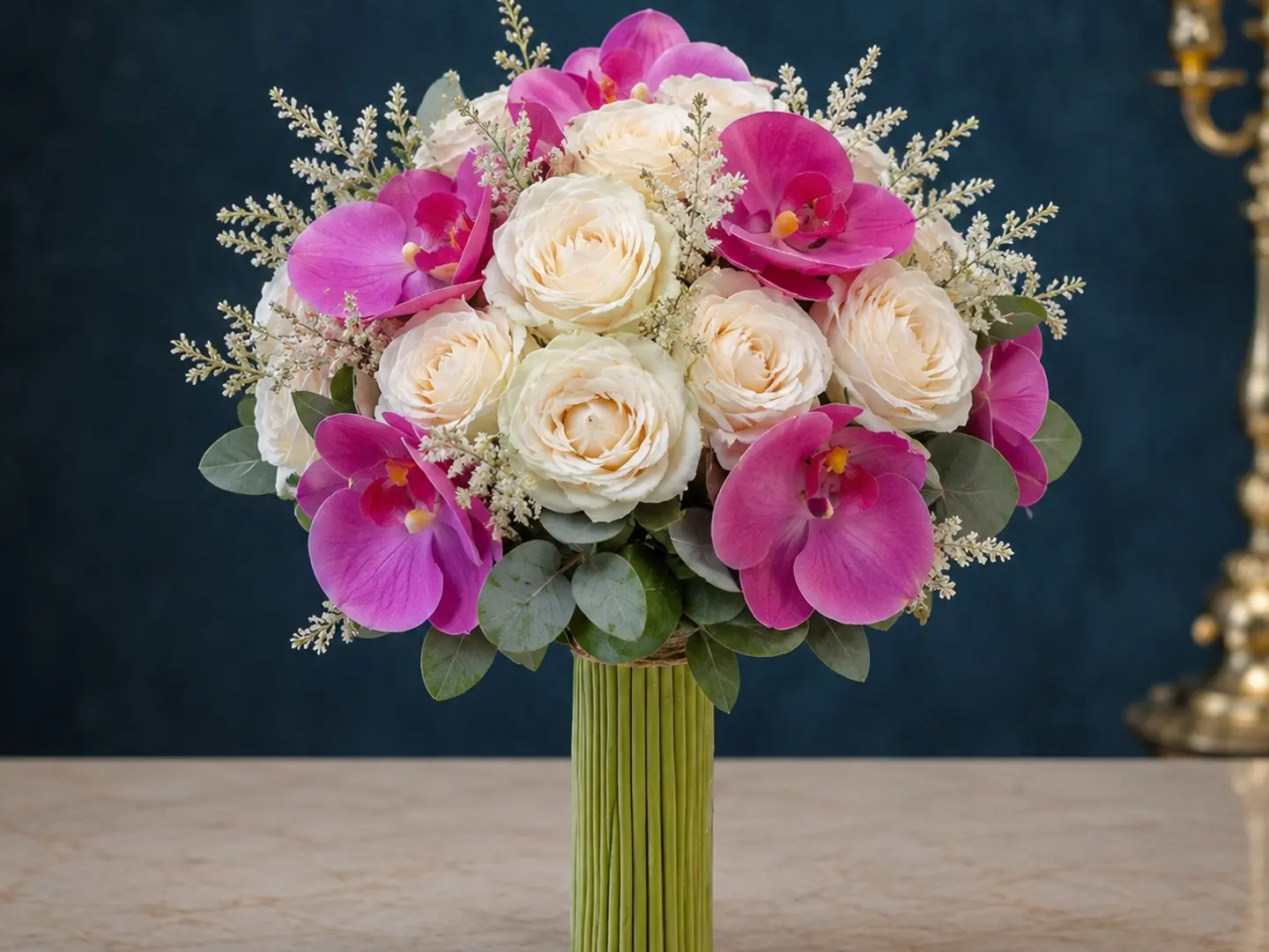 Rosy Luxe Bridal Bouquet