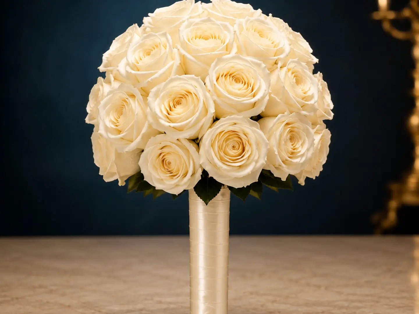 Rose Silk Bridal Bouquet