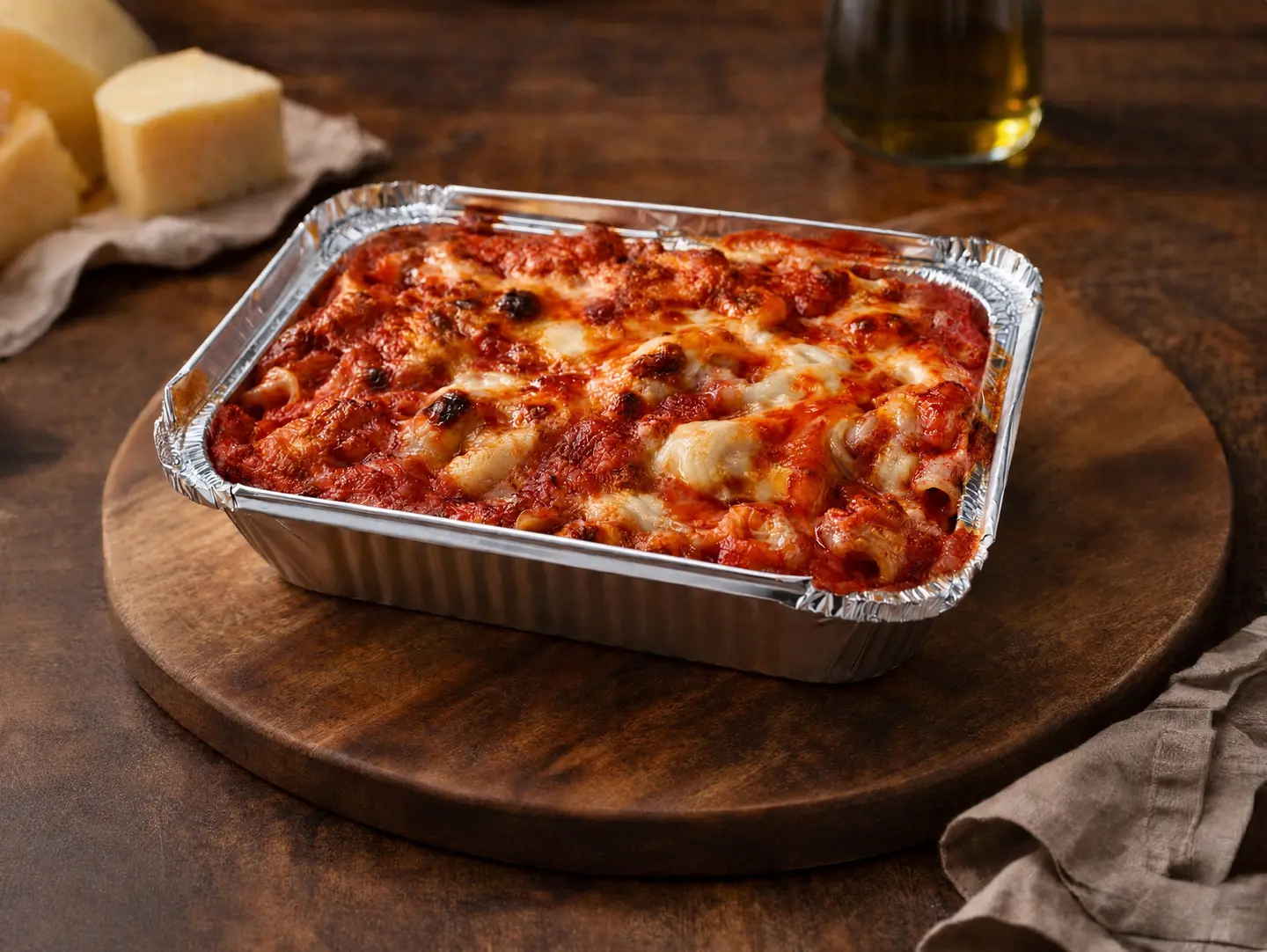 Vegetable Red Sauce Forno Pasta