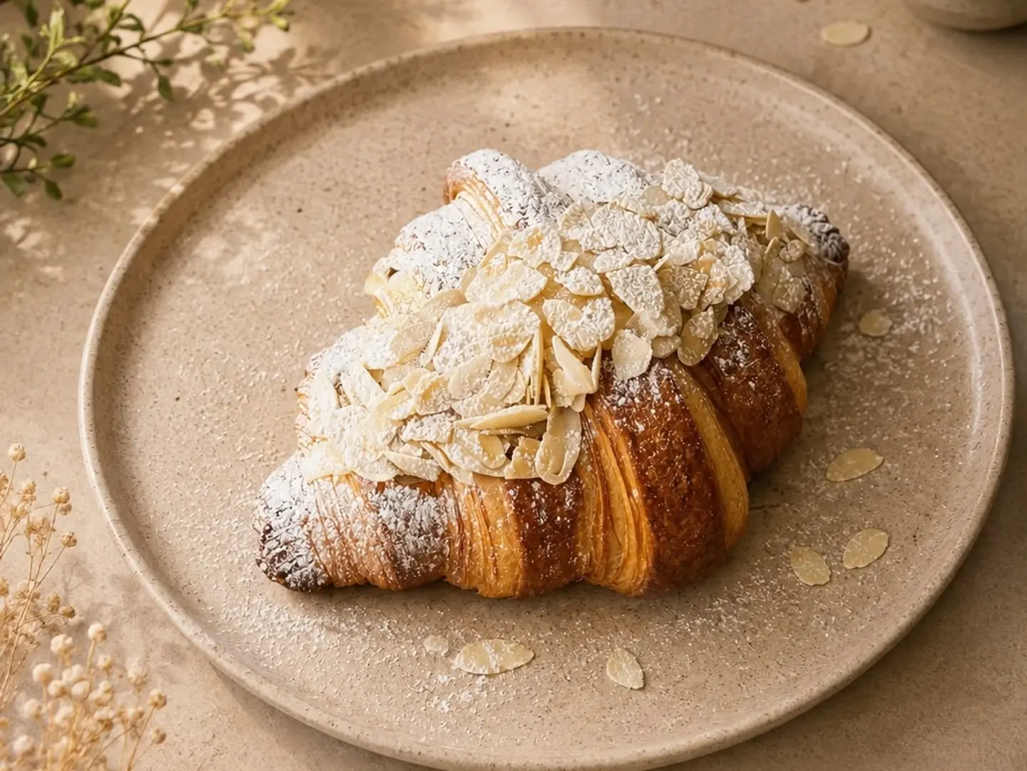 Caramelized Almond Croissant