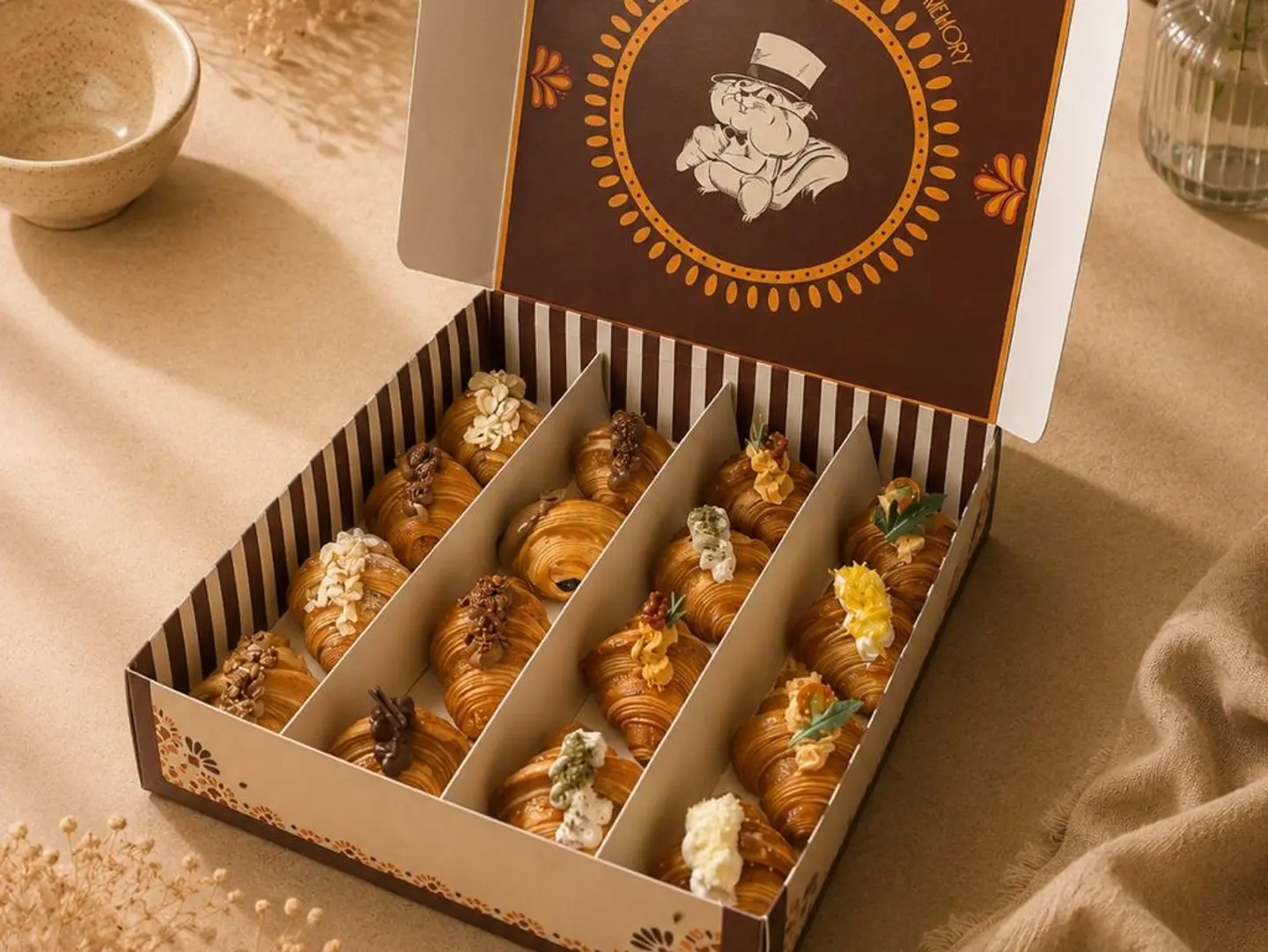Mini Croissant Box