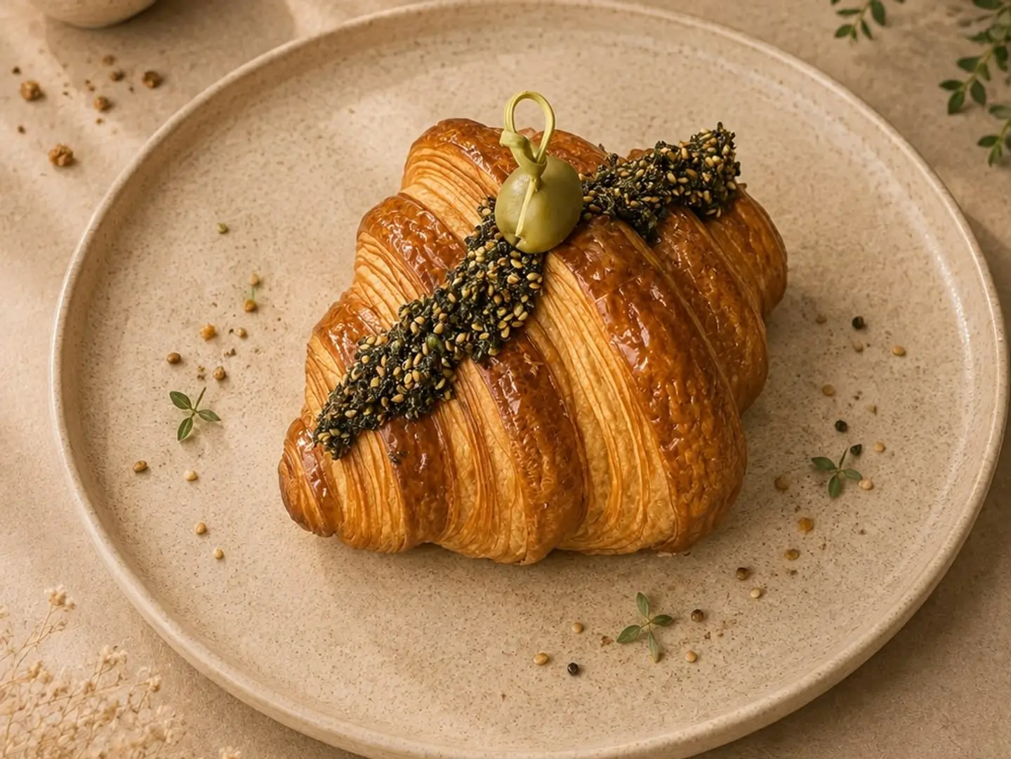 Zaatar Croissant