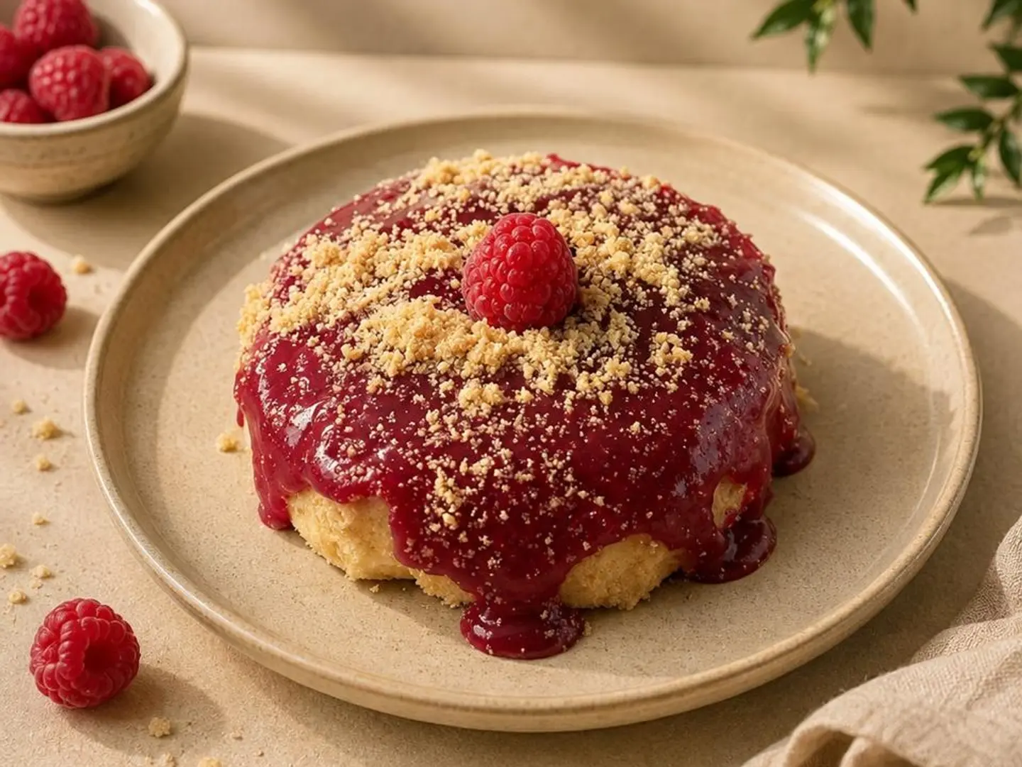 Ice Raspberry Cheese Cake