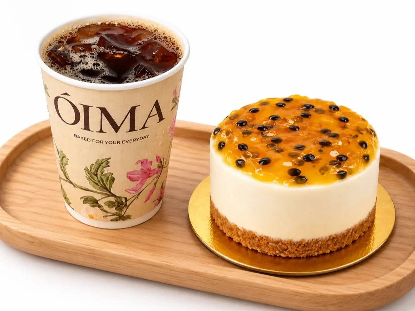 Today's Coffee And Passion Fruit Cheesecake Special