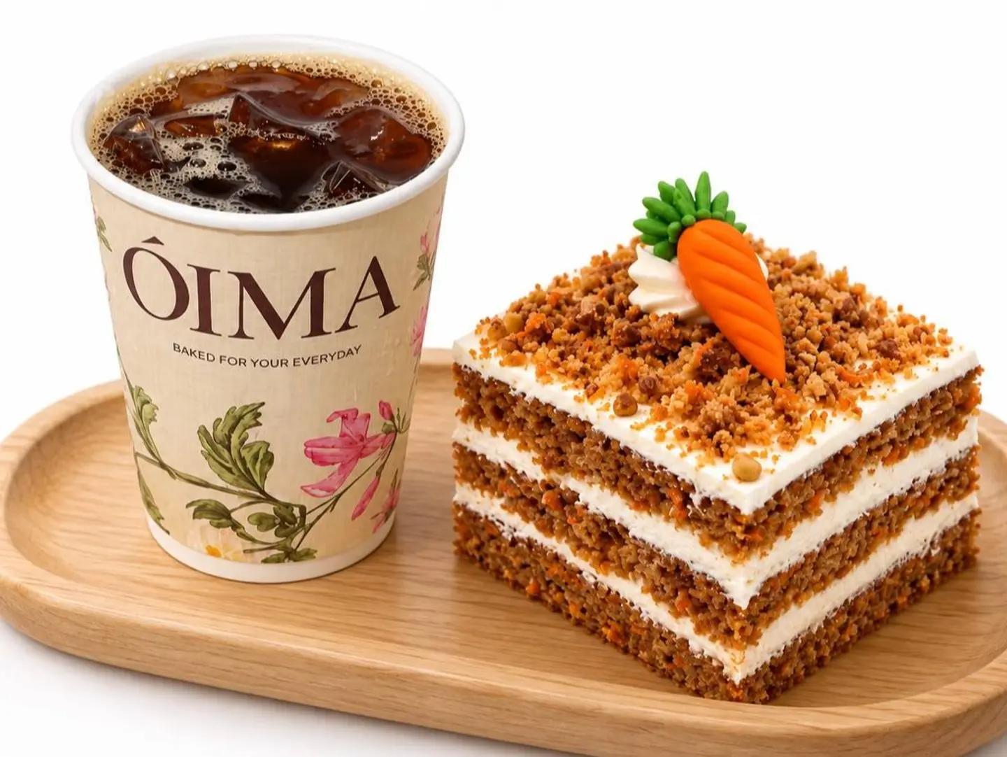 Today's Coffee And Carrot Cake Special