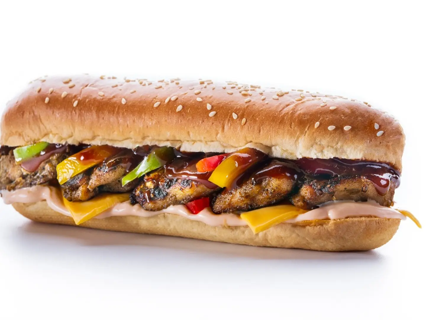 Smiley Shish Tawook (Brown Bread)