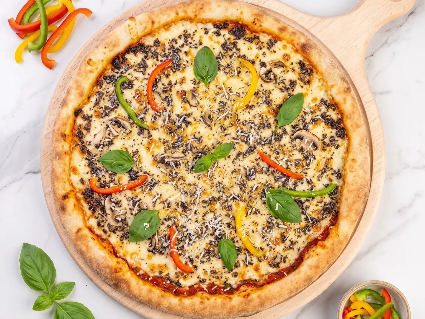 Flower Travel Pizza