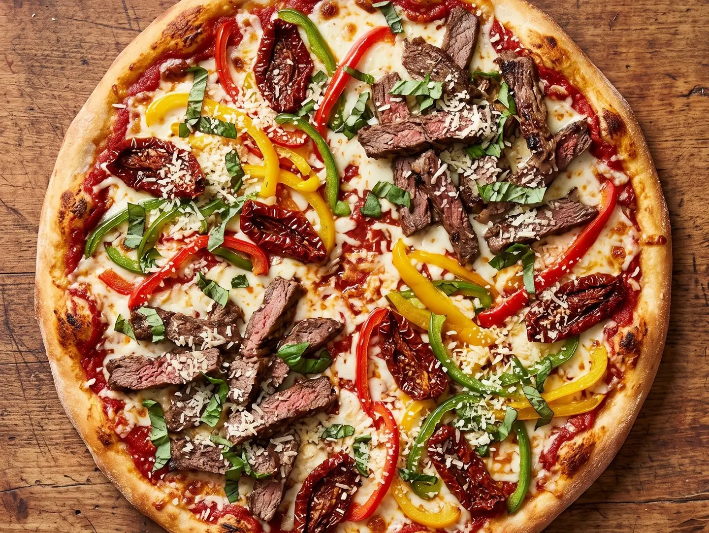 Flower Sundry Meat Pizza