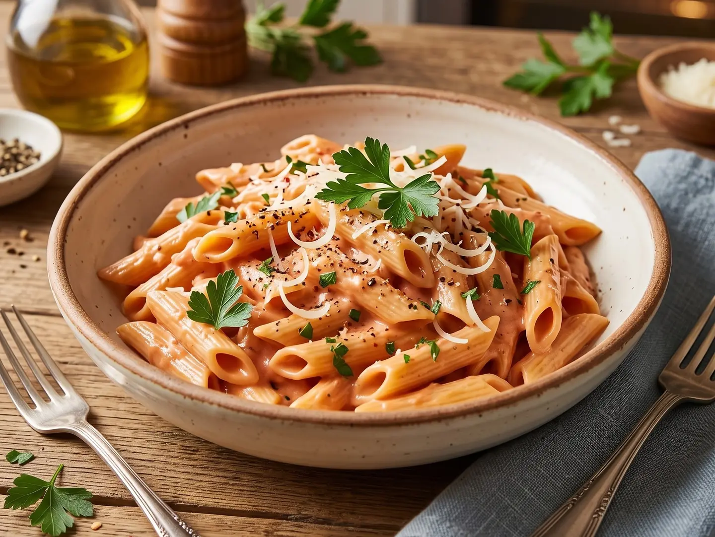 Penne Pasta - Meat