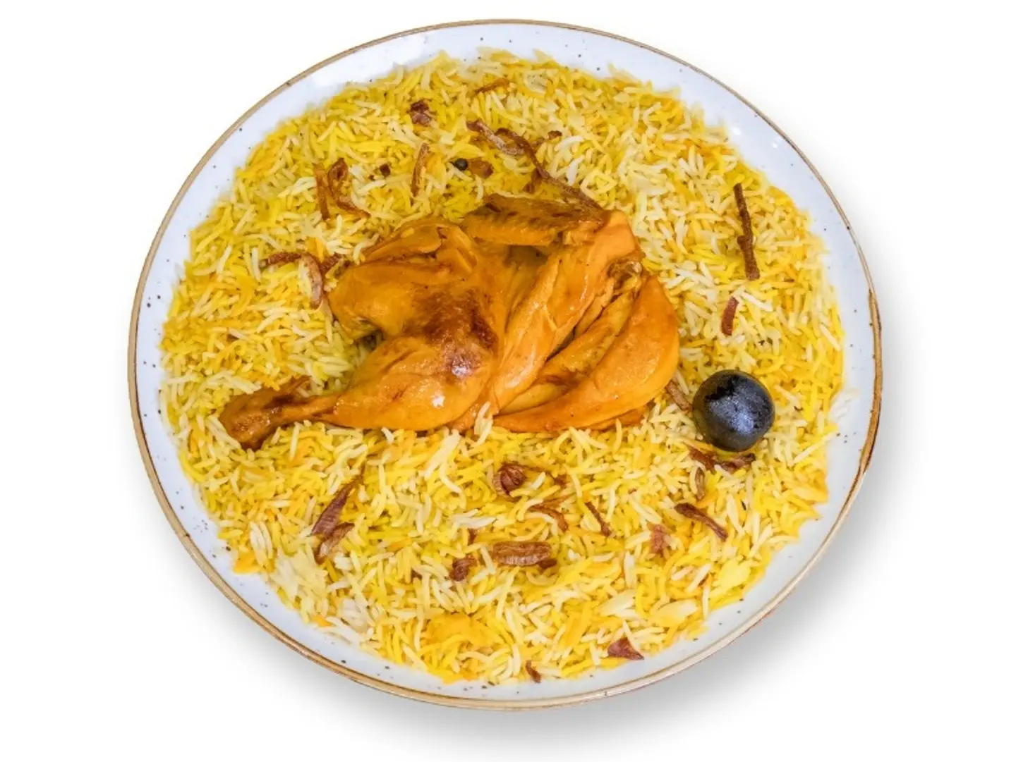Roasted Chicken With Mandi Rice