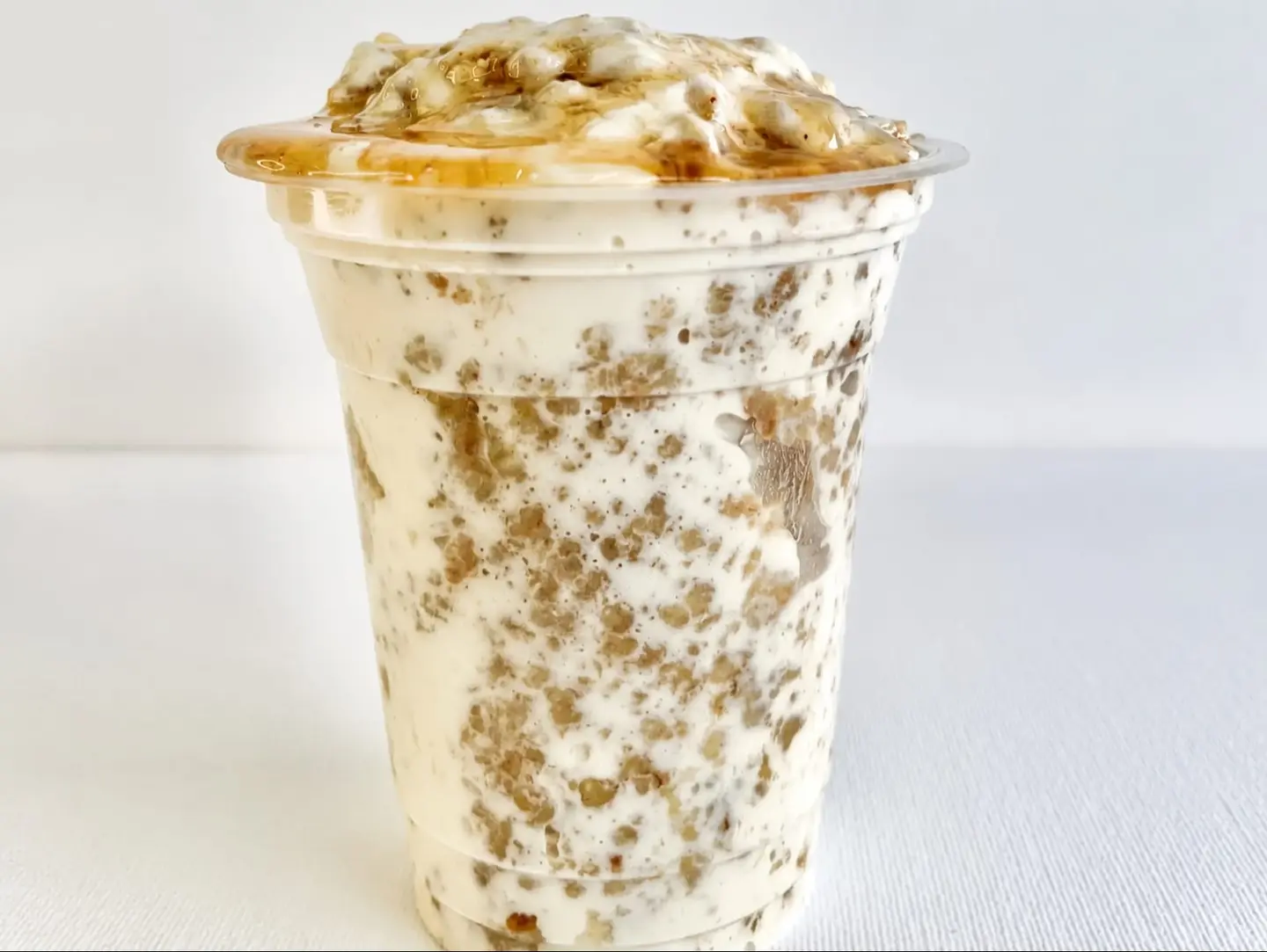 Cup Of Masoub With Cream And Honey